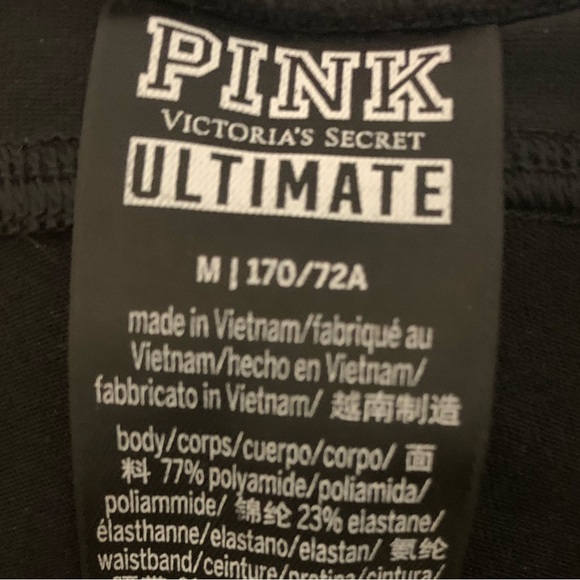 PINK Victoria Secret neon rainbow stripe ultimate leggings - Picture 6 of 6